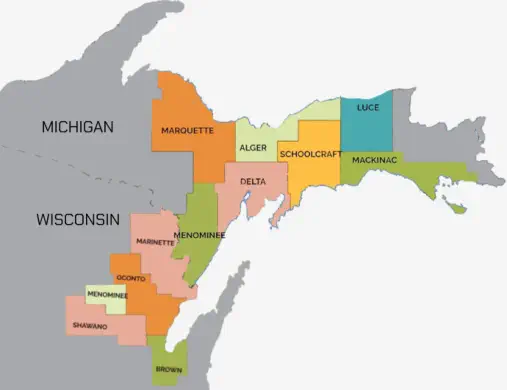 Our Service Area: U.P. of Michigan Pest Control